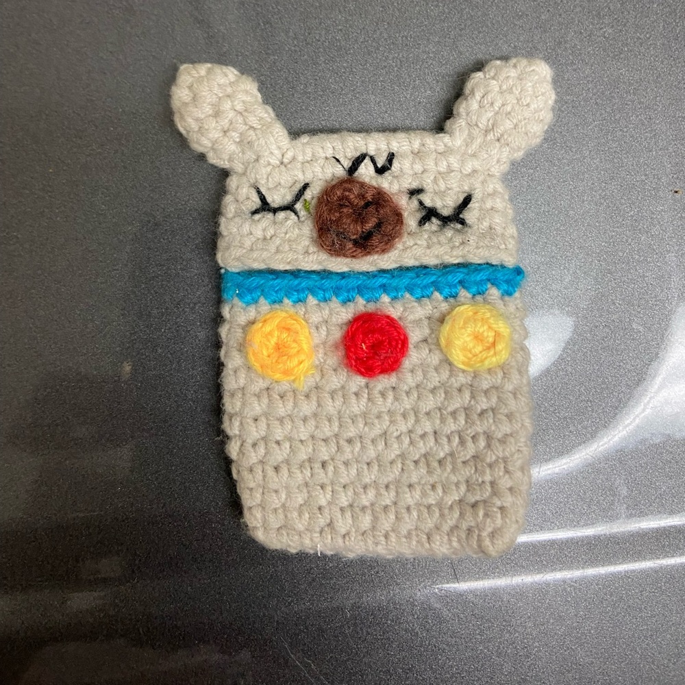 Llama Crochet Airpod Case Brand New